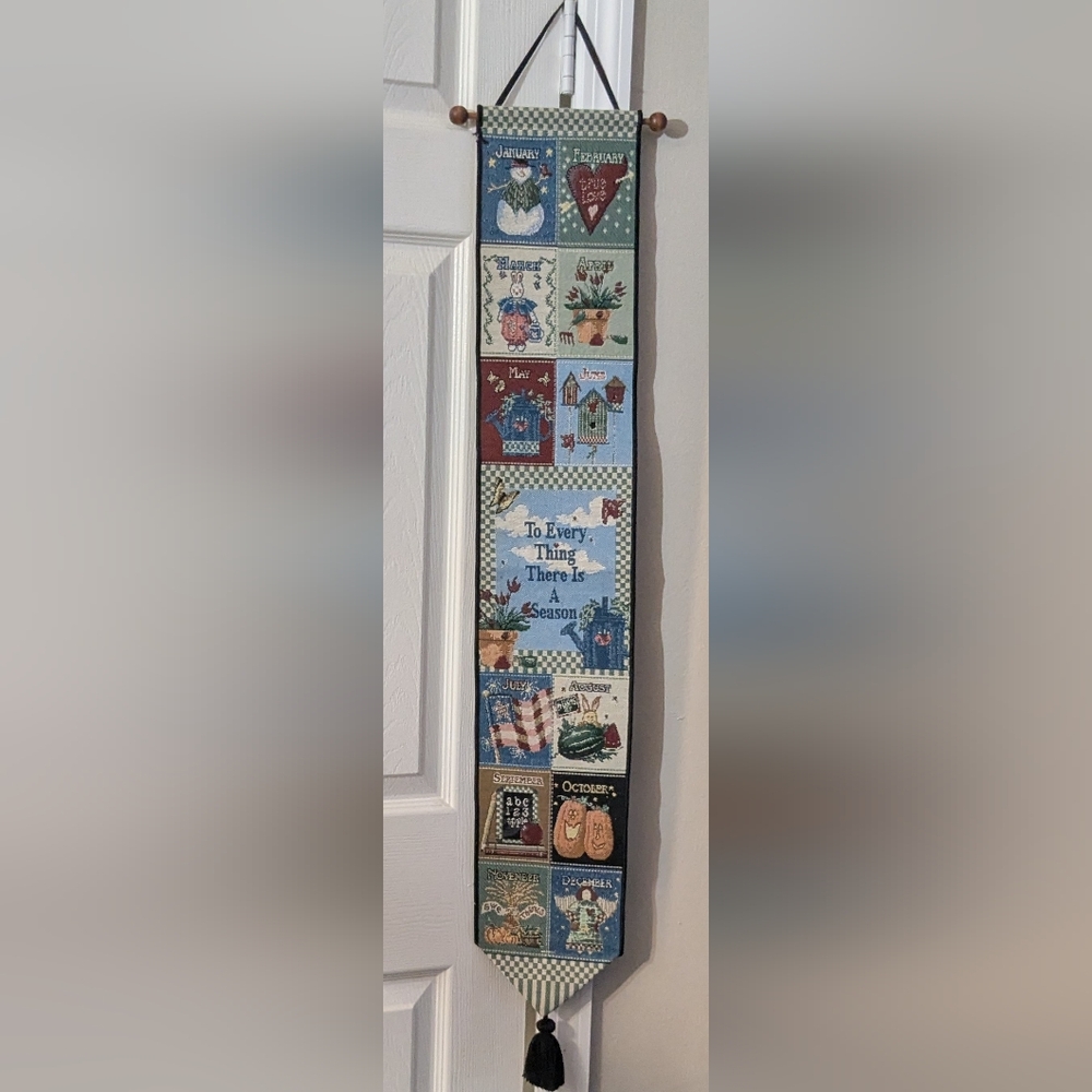 ☺️🧡Cottagecore Wall Hanging Tapestry Months / Seasons Of The Year